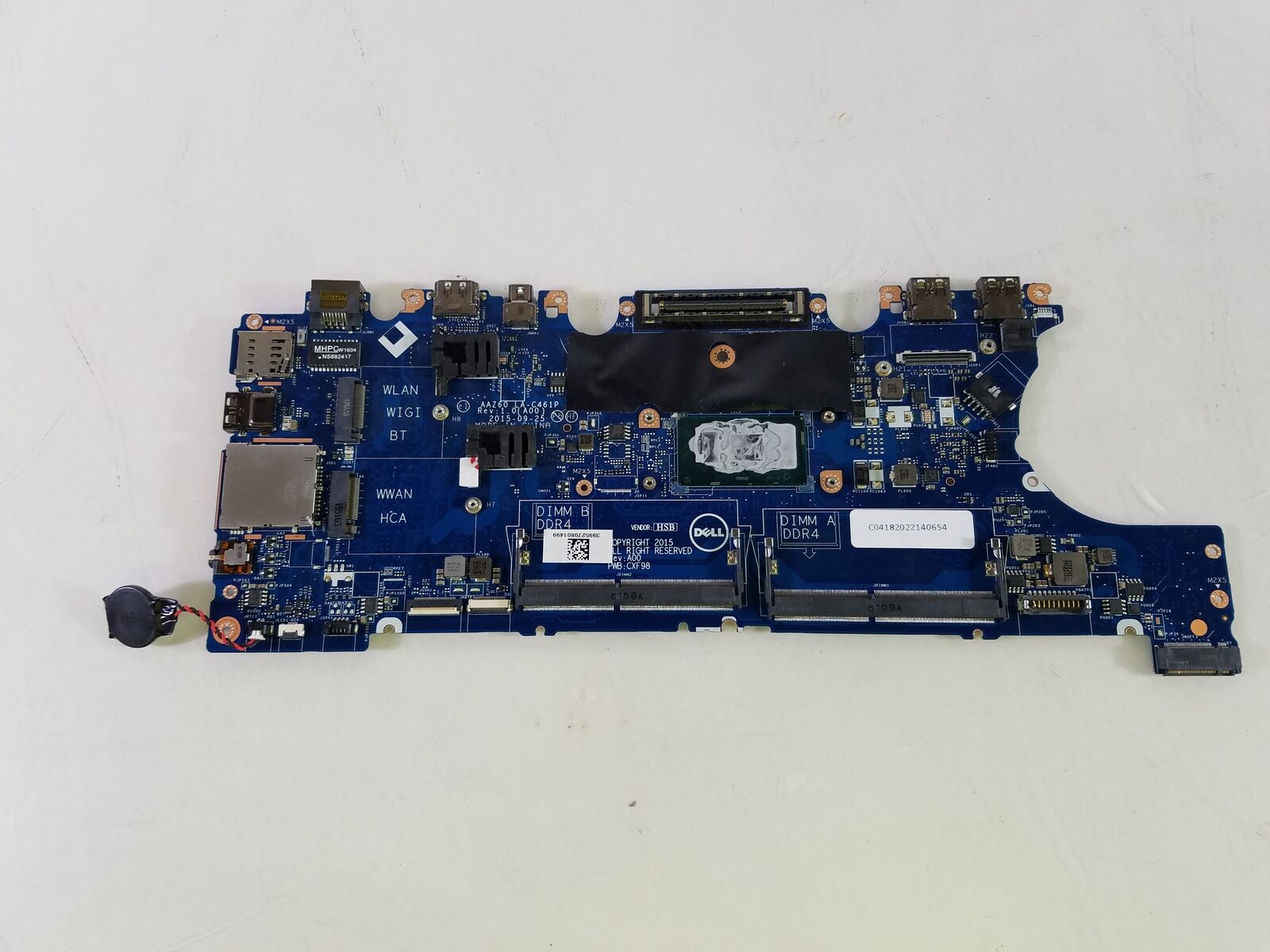 Main Latitude E7470 CPU i5-6300U 2.4GHz