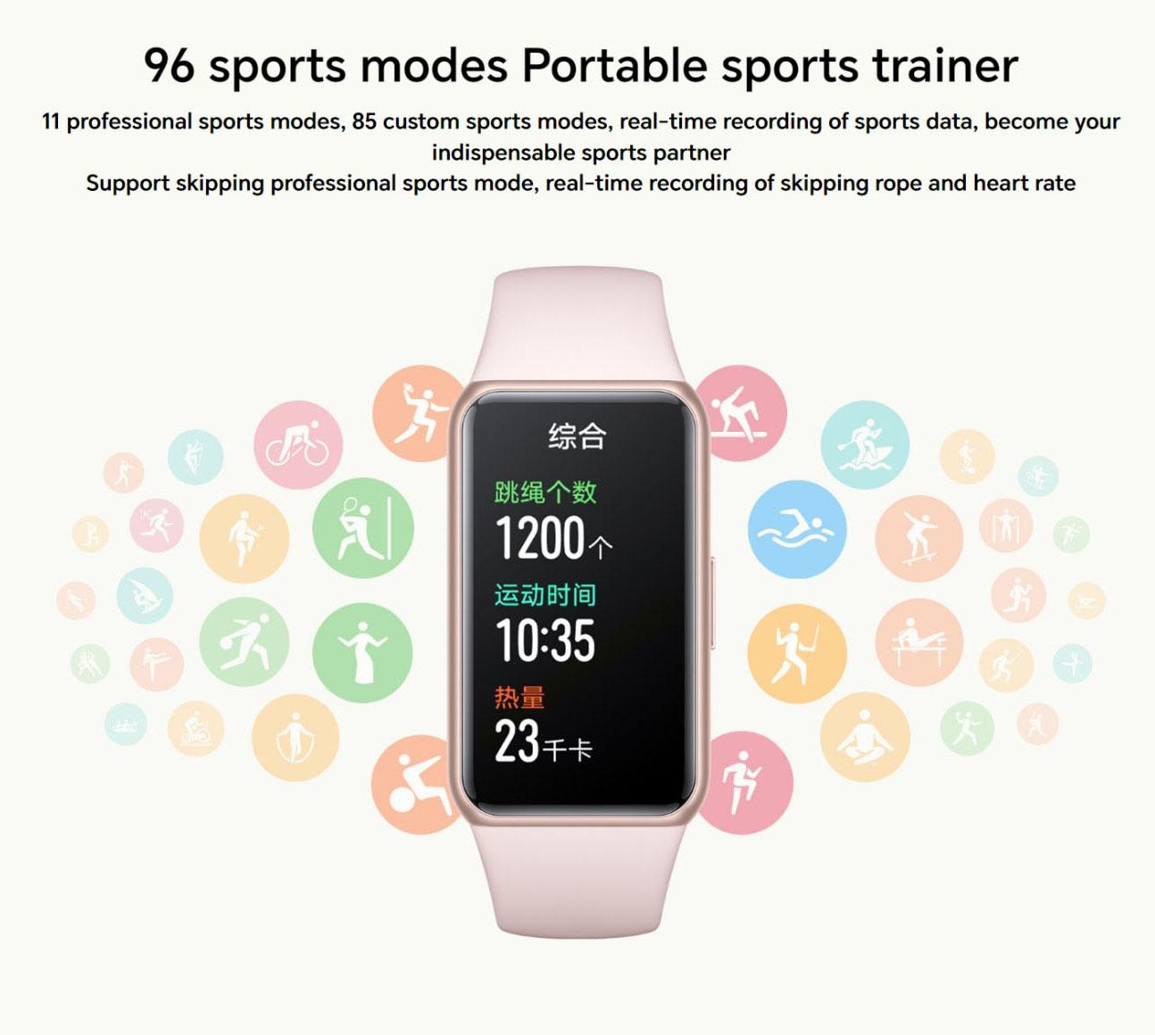Phiên bản toàn cầu Danh dự Band 7 SmartWatch Blood Oxygen Time Monitor 5atm SmartBand 1.47 '' AMOLED Màn hình Bluetooth 5.0 Màu sắc: Dây đeo màu xanh lá cây
