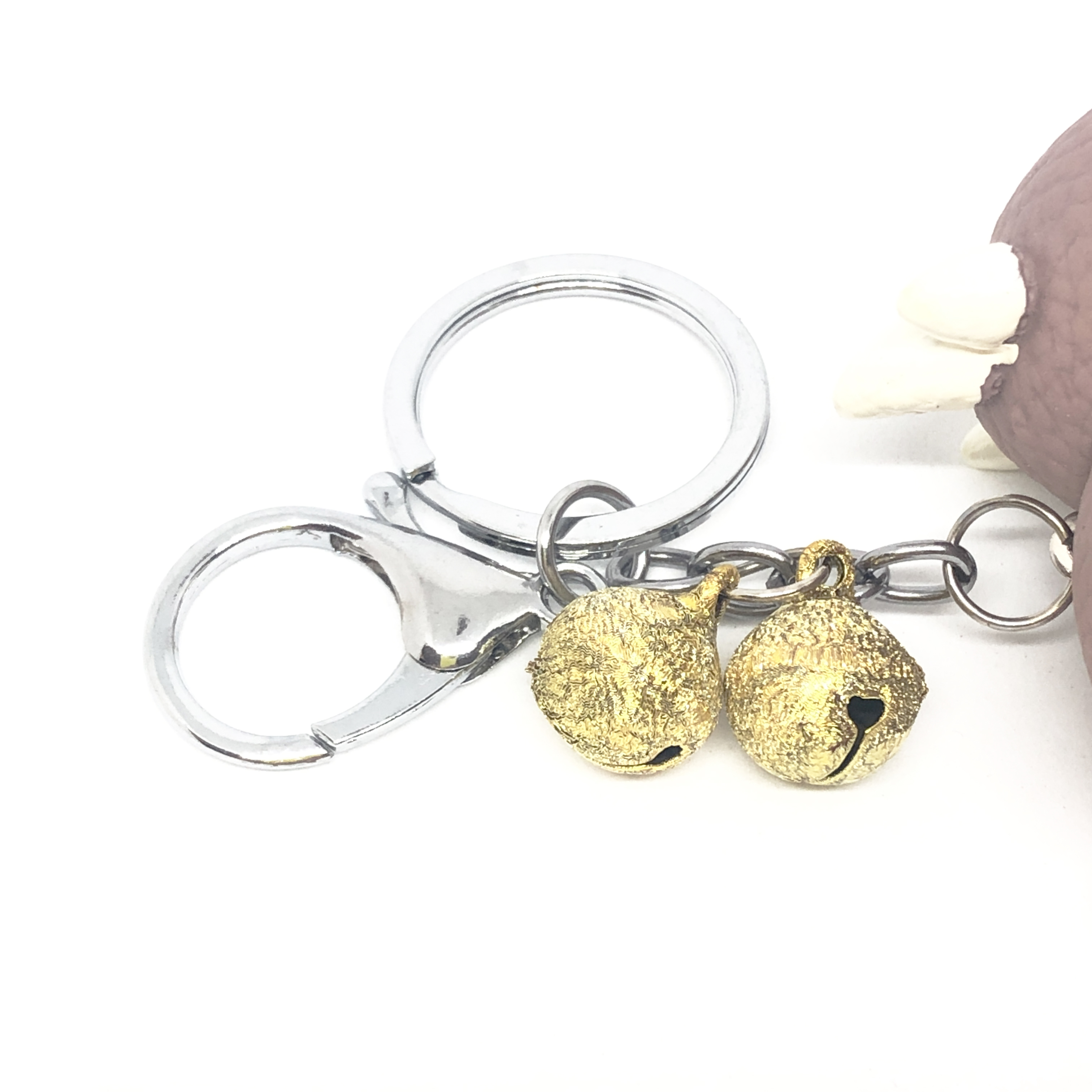 Móc Khóa Chuông Con Bò - Giao màu ngẫu nhiên