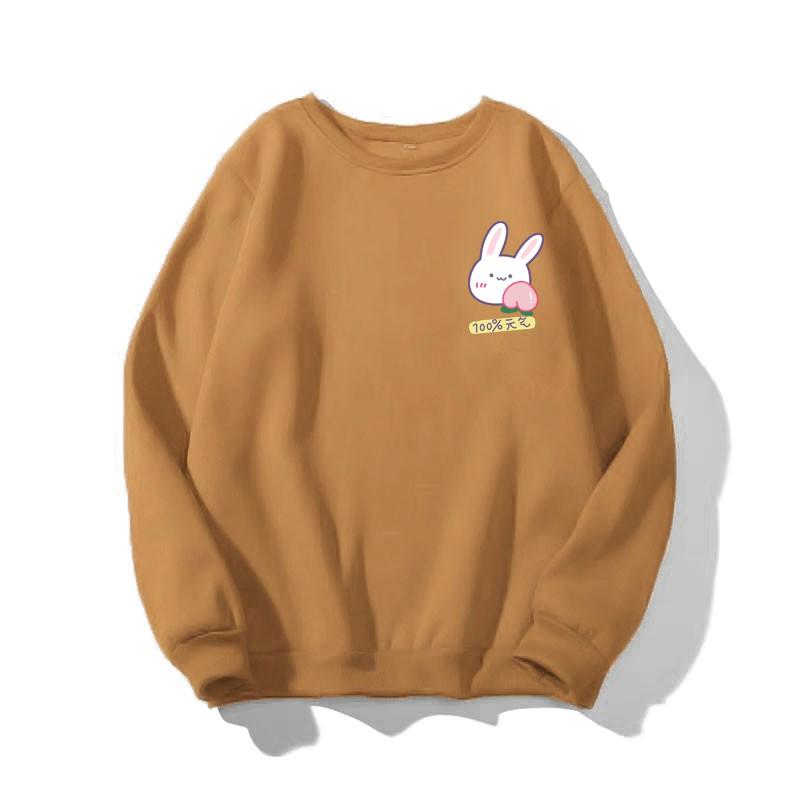 ÁO SWEATER UNISEX IN THỎ CUTE (NHIỀU MÀU)