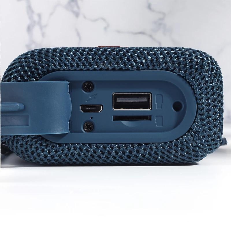 Mini di động không dây Subwater Subwofer ngoài trời Bluetooth 5.0 loa âm nhạc không thấm nước boomboxtf usb fm sd mp3 stereo loa màu