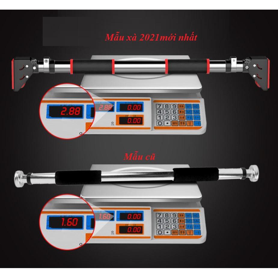 Xà đơn treo tường, gắn tường 2021 tặng đôi găng tay - điều chỉnh 72cm - 110cm và 93cm-140cm nặng 2kg, 2.8kg - Mẫu TG01