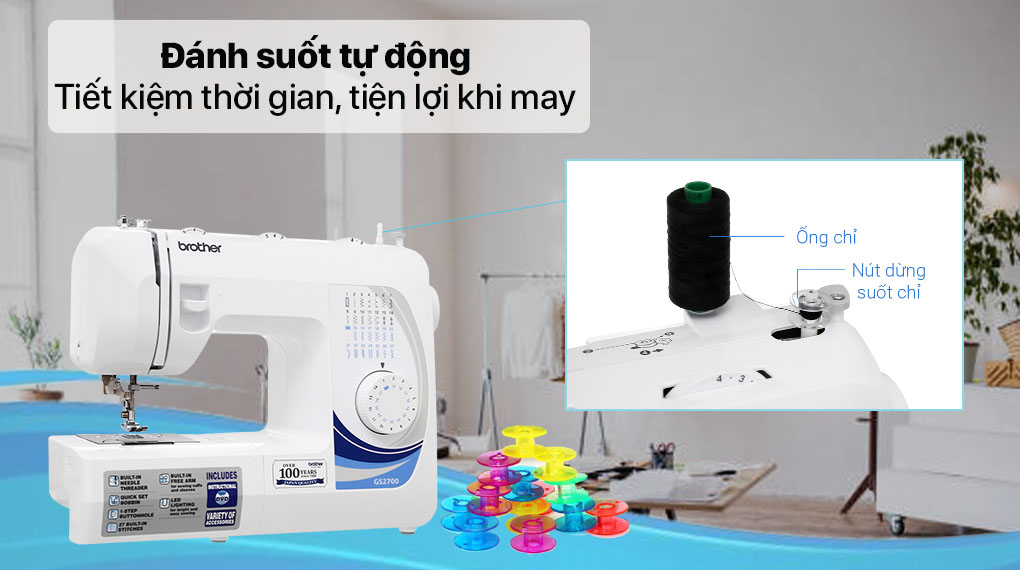 Máy May Brother GS2700 ( 51W) - Hàng chính hãng