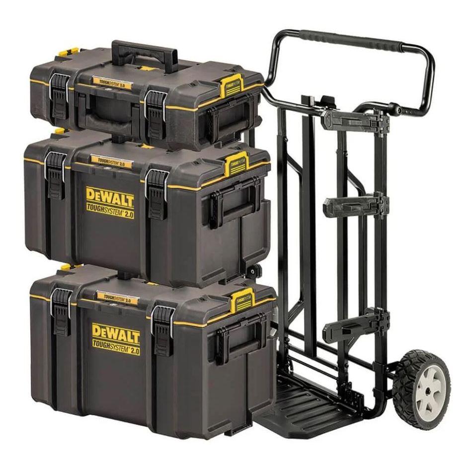 BỘ COMBO 3 HỘP DỤNG CỤ CÓ XE ĐẨY (NHỰA) 700X620X1100MM DEWALT DWST83401-1 - HÀNG CHÍNH HÃNG