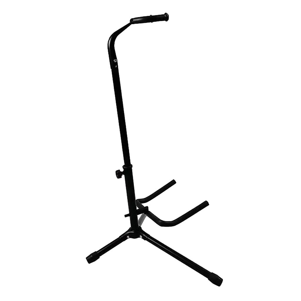 TELESCOPIC GUITAR STAND FOLDABLE ACOUSTIC/ELECTRIC/BASS ADJUSTABLE TRIPOD STAND
