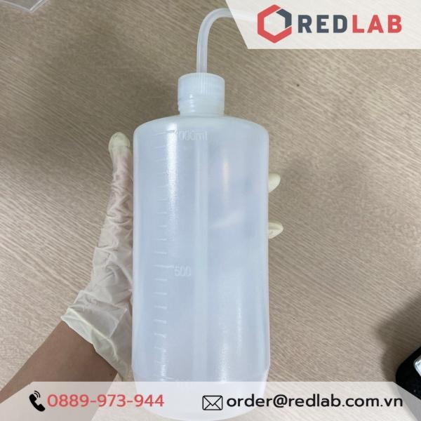 Bình tia nhựa miệng hẹp, LDPE có chia vạch 250ml - 500ml - 1000ml ONELAB