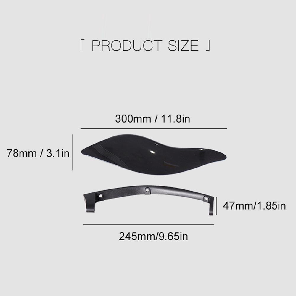 Motorcycle Side Winglets Air Deflectors Wing Spoiler Modified Accessory