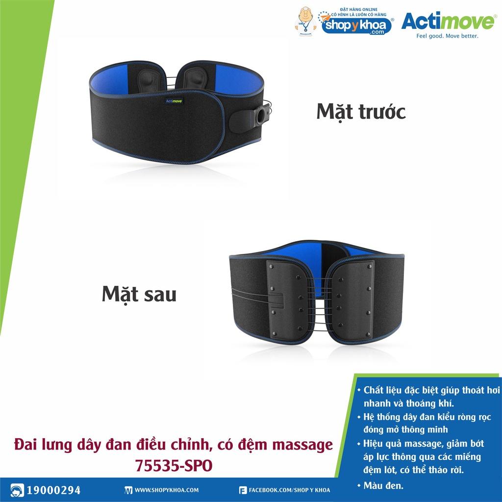 Đai lưng dây đan điều chỉnh, có đệm massage 75535-SPO Actimove Back Stabillizer