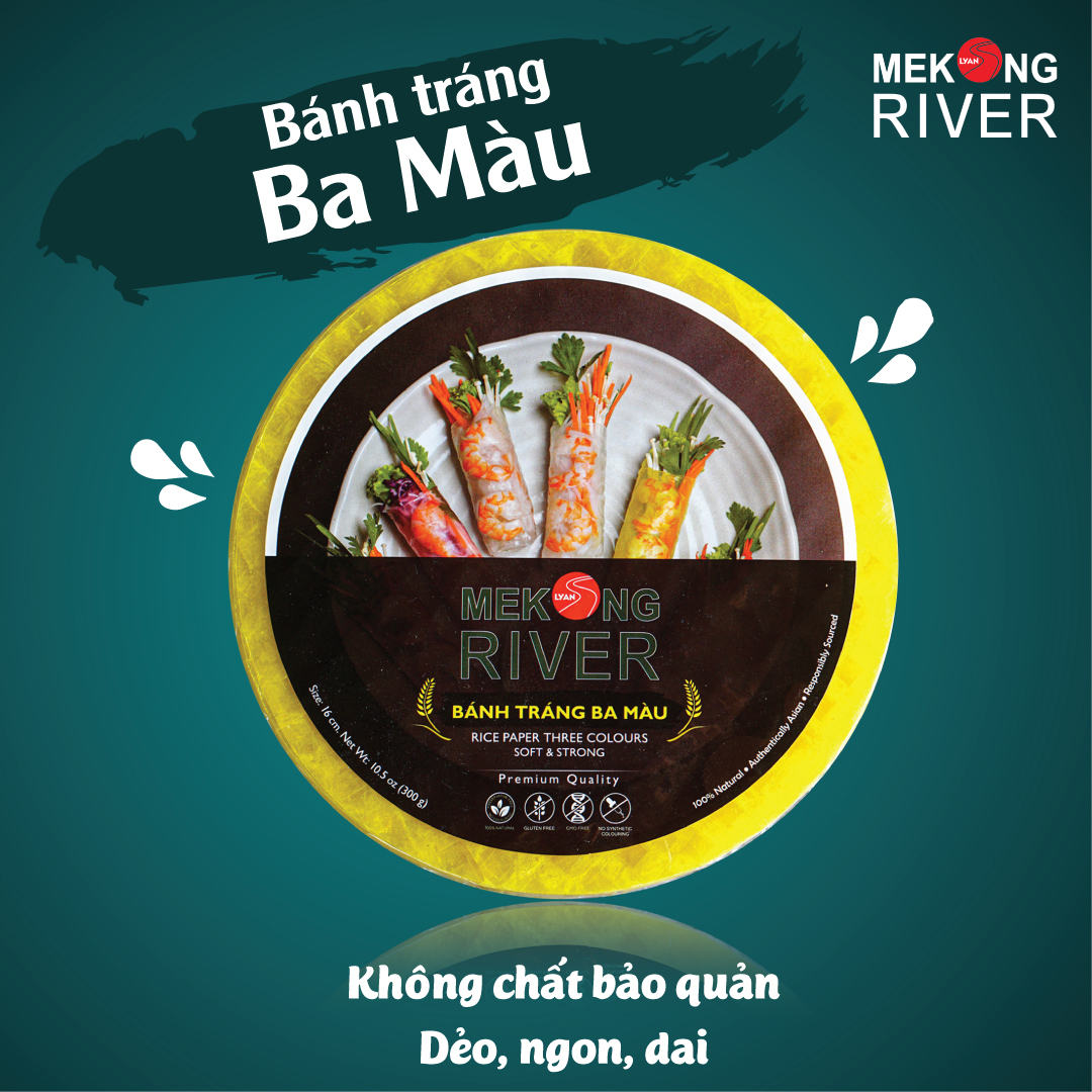 Bánh tráng truyền thống 16cm - MEKONG RIVER