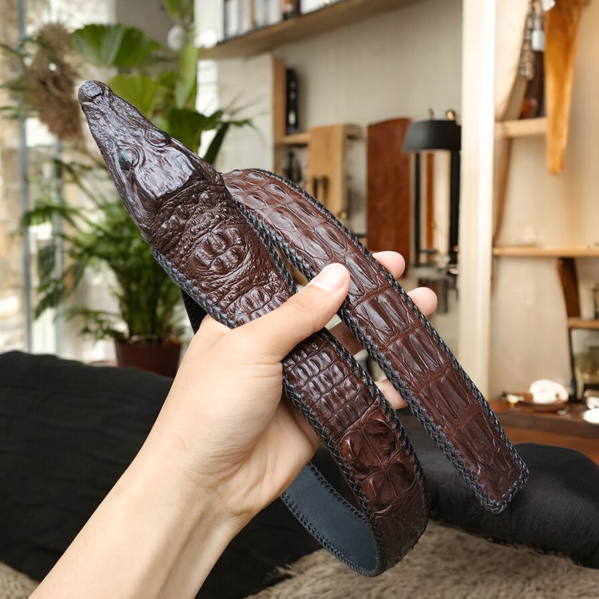 Thắt Lưng Đầu Cá Sấu Khẳng Định Phong Cách N51N