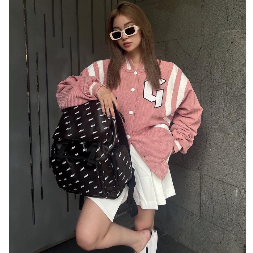 Balo Da Backpack Unisex Chống Nước Balo Backpack Gonz Balo 6 - Màu Đen