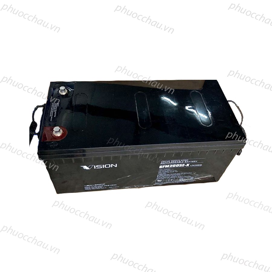 Ắc quy bộ lưu điện, ắc quy Vision 6FM200SE-X/6FM200D-X , ắc quy viễn thông