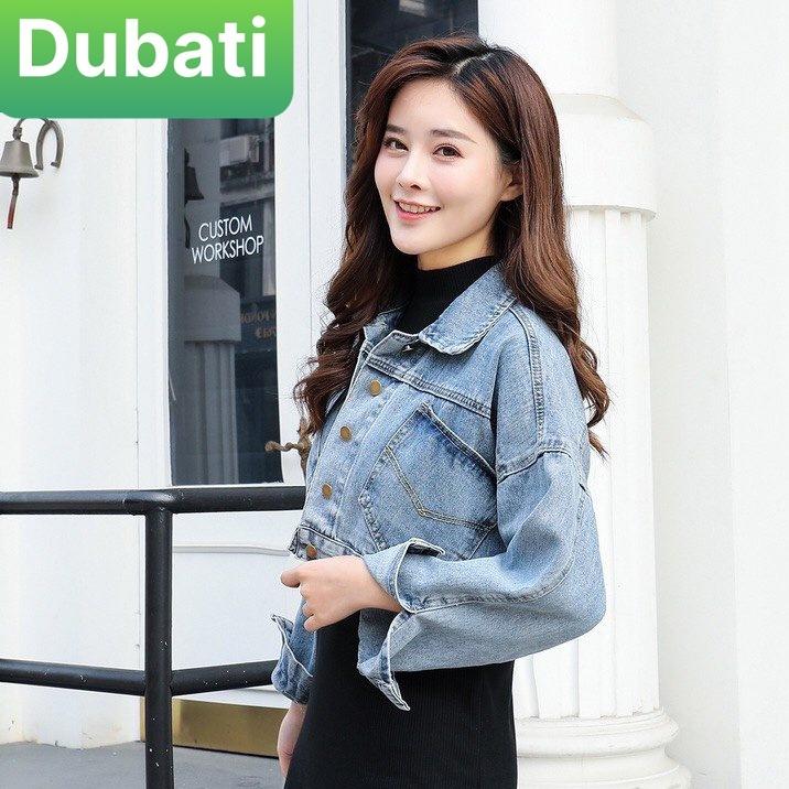 ÁO KHOÁC JEAN NỮ 3 NÚT SAU PHONG CÁCH TREND MỚI HÀN QUỐC - DUBATI FASHION