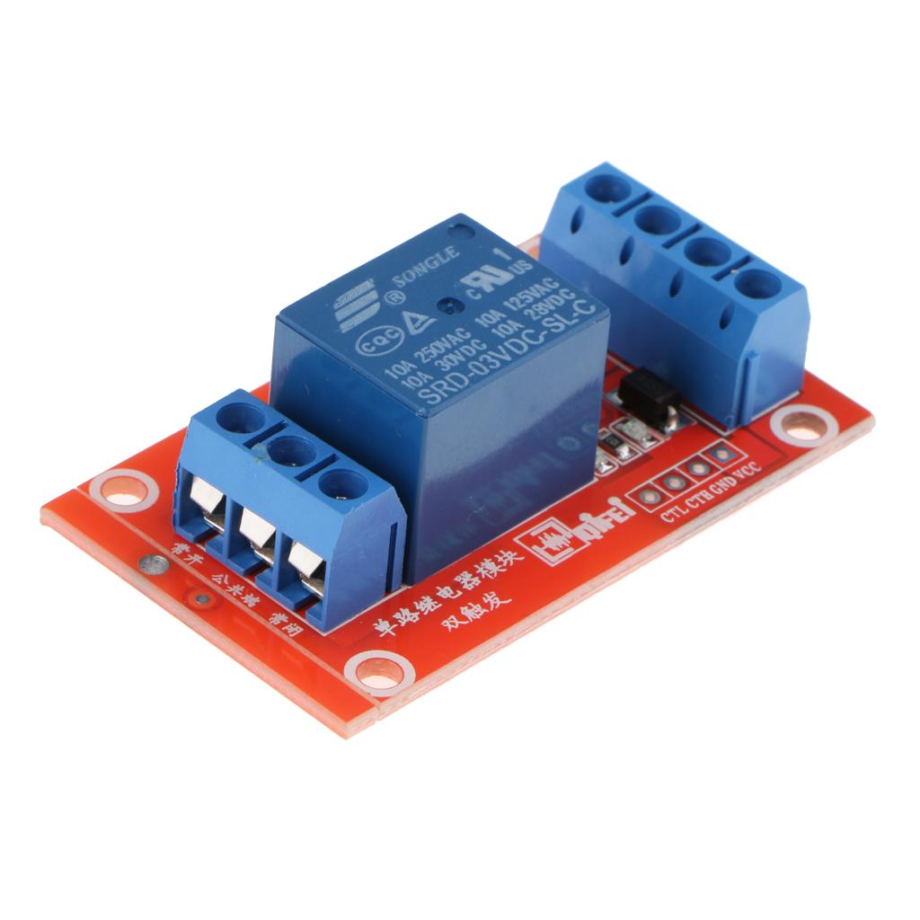 3V 1 Channel Relay Board Module Optocoupler LED for   PiC ARM AVRC