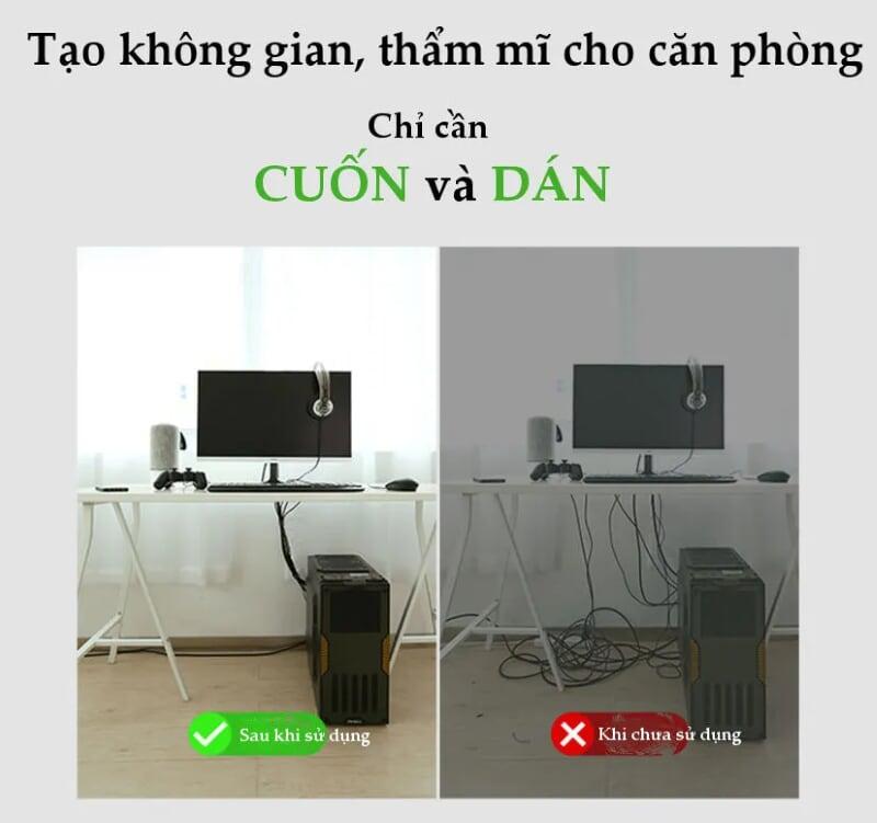 Ugreen UG2031420314TK 17.8CM Dây dán Velcro đa năng tiện dụng - HÀNG CHÍNH HÃNG