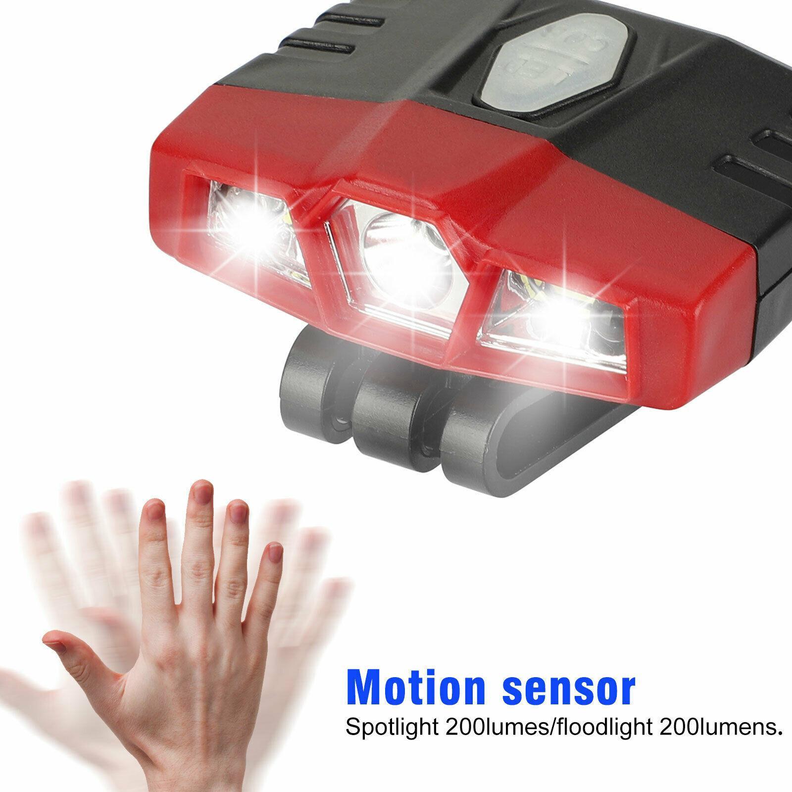 LED COB USB Rechargeable Lamp Hunting Light Red