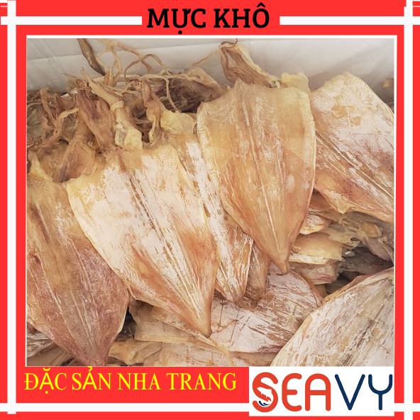 Đặc Sản Nha Trang - Mực Khô Câu Size 30 Con/Kg Seavy Gói 500G