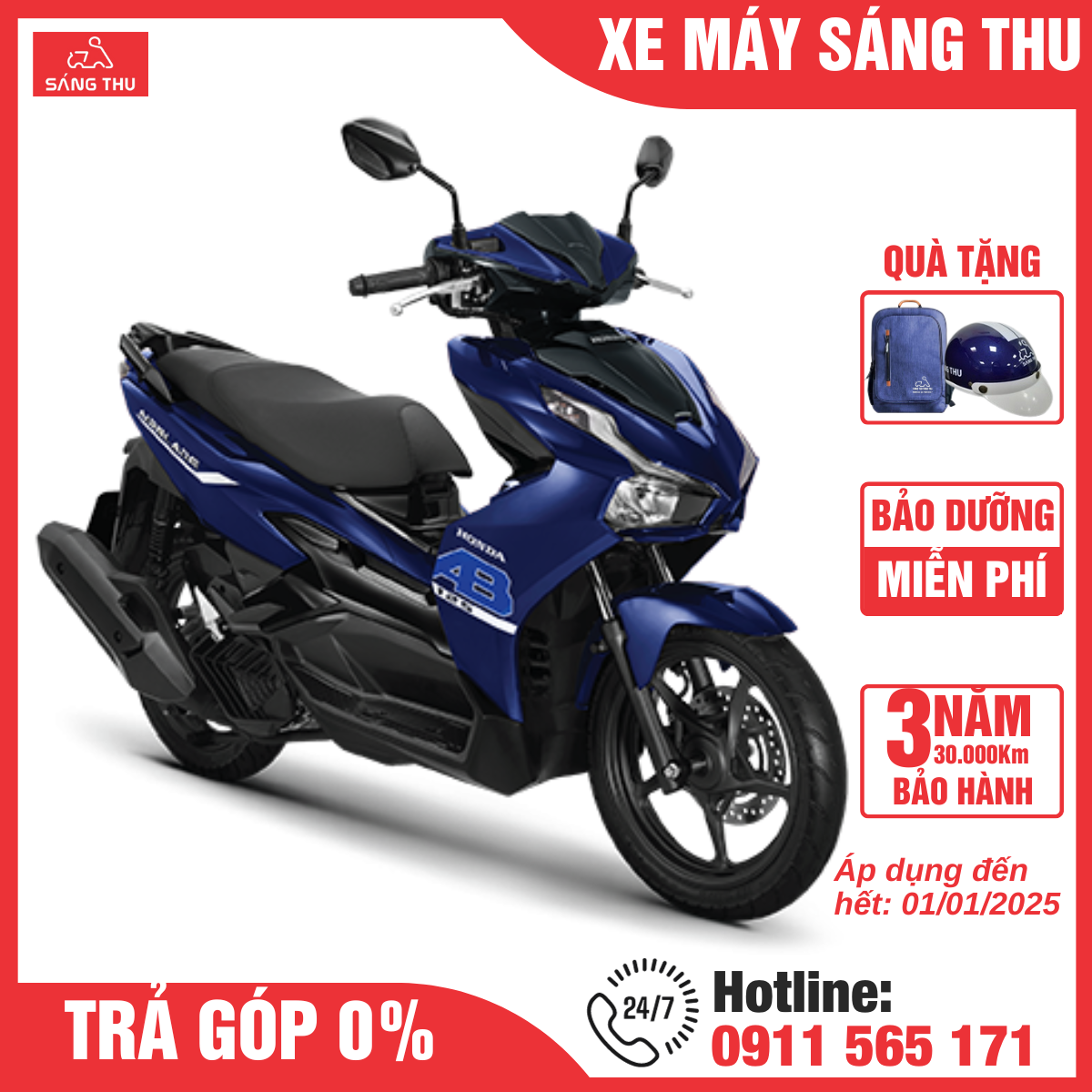 Xe Honda Air Blade 125 CC Phiên Bản Tiêu Chuẩn