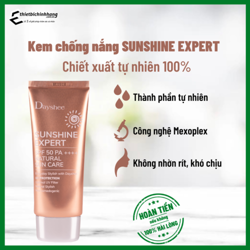 Kem chống nắng tối ưu Đa bảo vệ 96,9% Chiết xuất tự nhiên 100% - SUNSHINE EXPERT