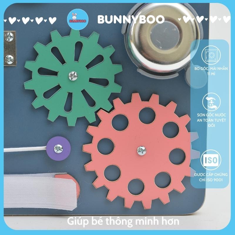 Bảng bận rộn học liệu Montessori giúp bé thông minh BUNNYBOO 29*39cm