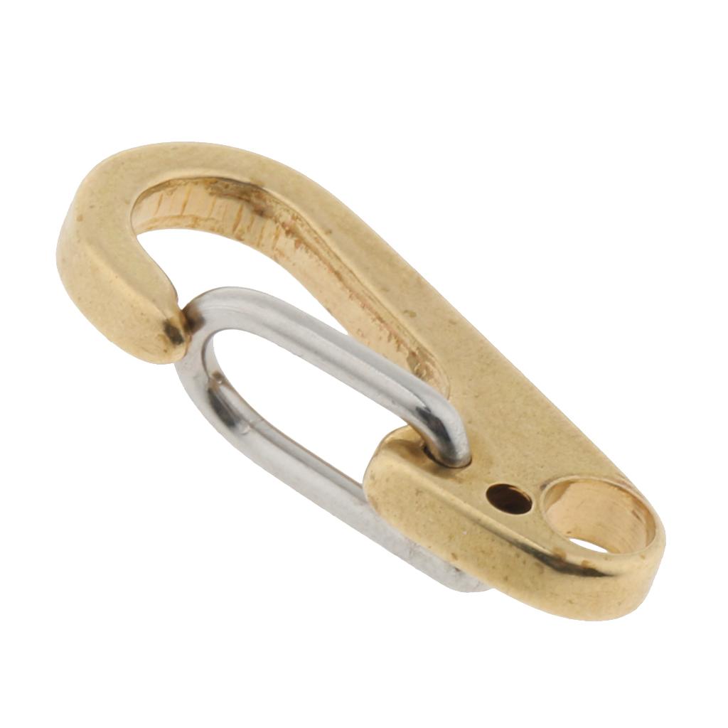Quickdraw Spring Snap Clip Hook Key Carabiner Keychain Hanging Buckle Clasps