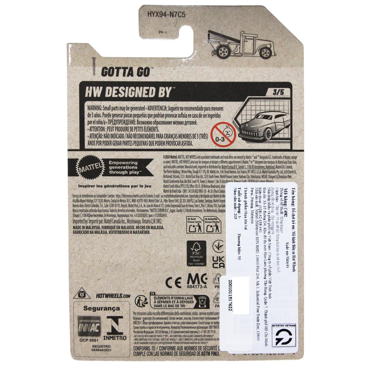 Siêu Xe Hot Wheels C4982 - 84/250 - Gotta Go