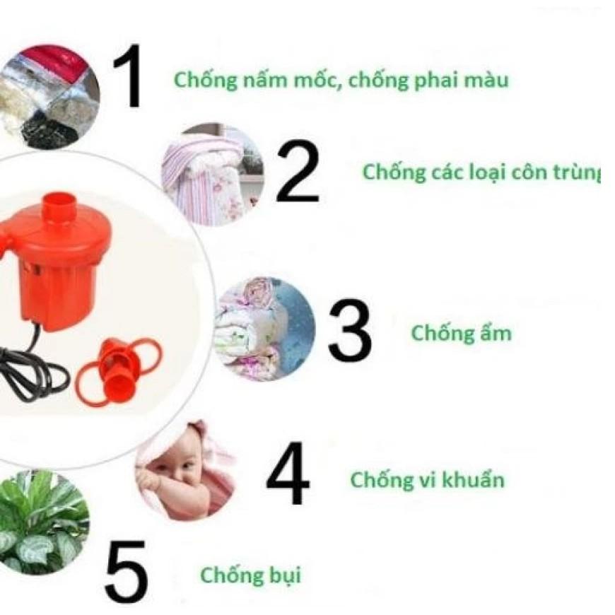 Bơm điện 2 chiều bơm và hút chân không