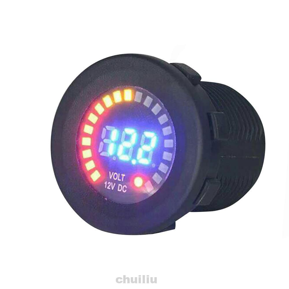 Vôn Kế Màn Hình Led 12v Chống Nước Cho Xe Máy
