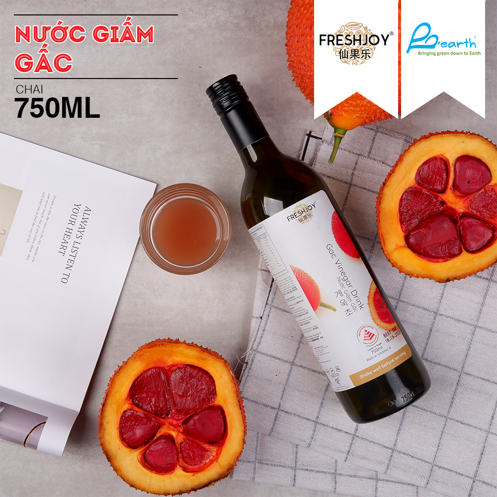 NƯỚC GIẤM UỐNG VỊ GẤC FRESHJOY 750ml