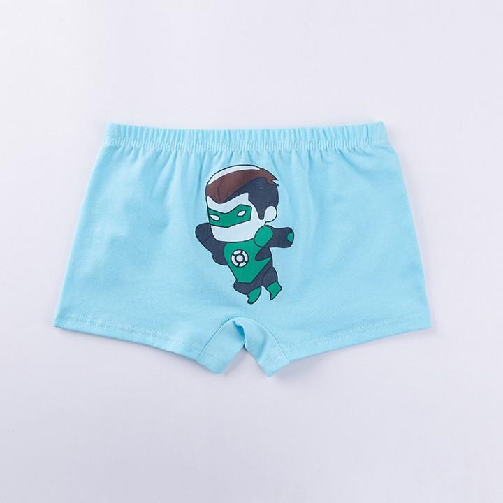 COMBO 5 Quần lót bé trai Boxer Cotton Cartoon Boy