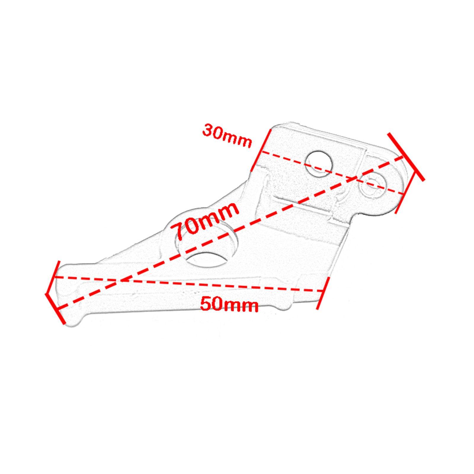 Aluminum Alloy Oil Cup Bracket Oil Cup Fixed Bracket Cover ,Spare Parts, Durable Front Brake Pump Oil Cup Fixed Bracket Cover for R6