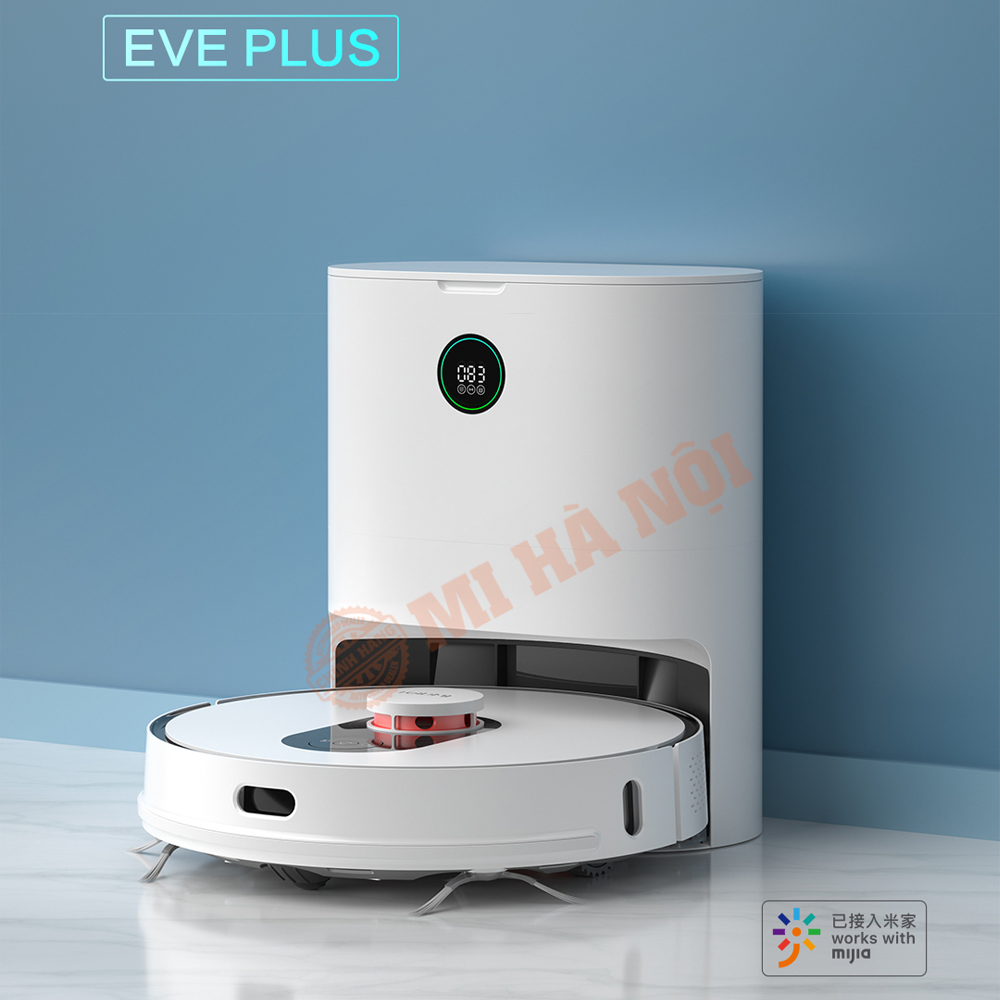 Robot hút bụi Xiaomi Roidmi Eve Tự động giặt giẻ, hút rác / Roidmi Eve Plus tự động đổ rác - Hàng chính hãng