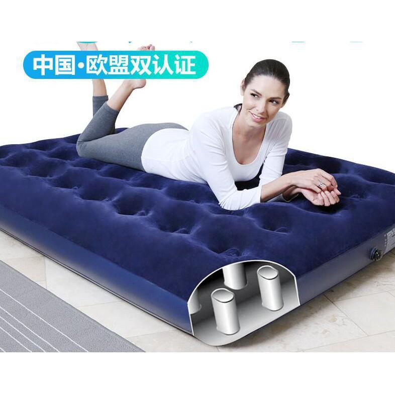 Đệm hơi Nệm hơi Bestway 67002 cỡ 137 x 191 x 22 CM kèm bơm hơi + GỐI HƠI