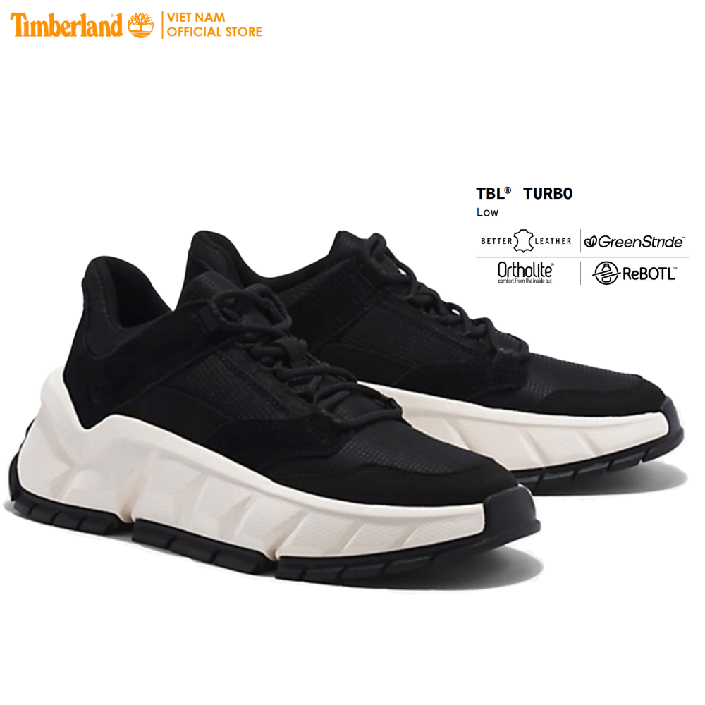 [NEW] Original Timberland Giày Thể Thao Nữ Turbo Low Màu Đen TB0A5NAN01