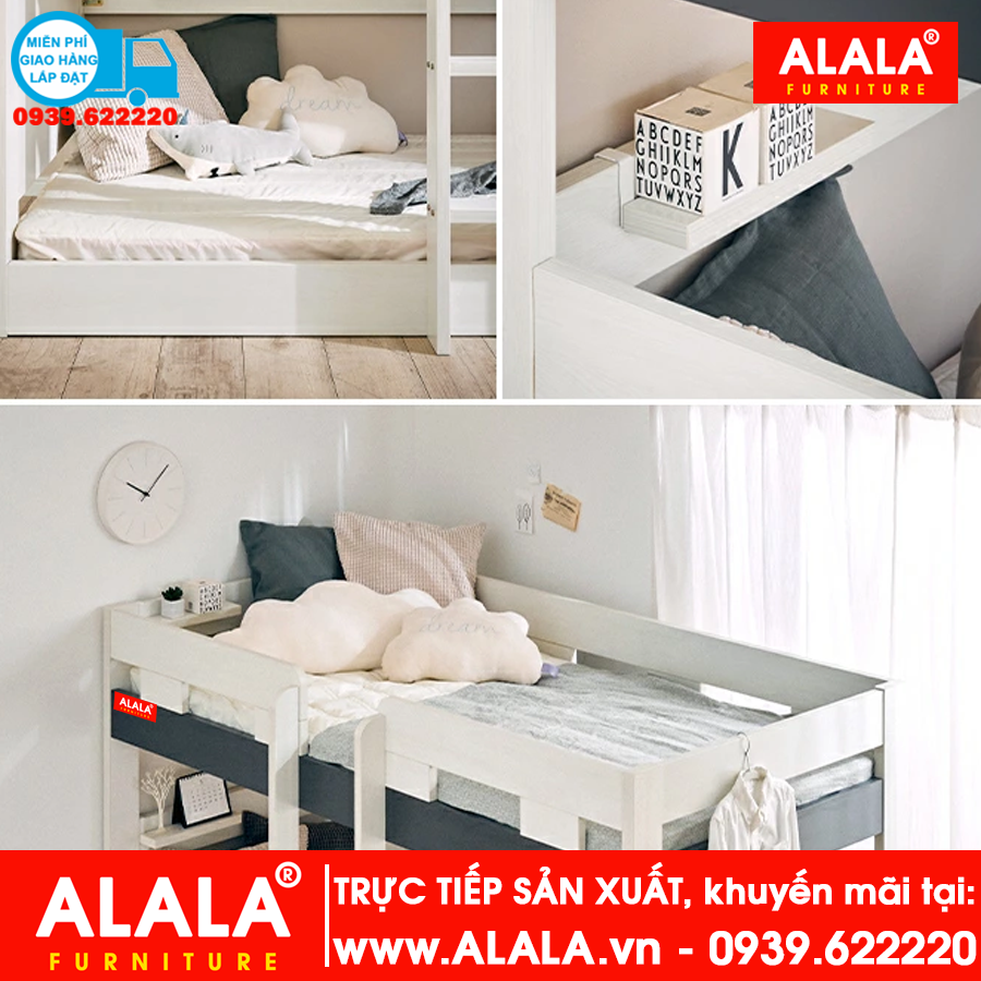 Giường tầng ALALA128 cao cấp - www.ALALA.vn - Za.lo: 0939.622220