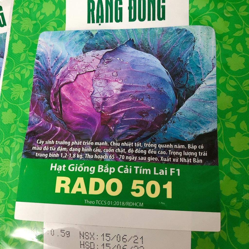 Hạt giống RD Bắp cải tím lai F1 Rado 501 gói 0.5gr