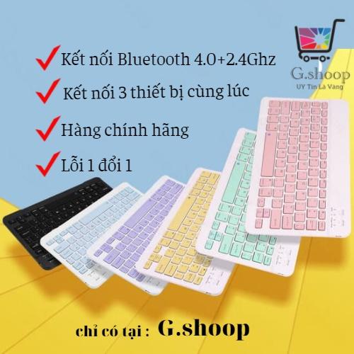 BÀN phím không dây,bàn phím bluetooth mini hp 10 inch kết nối 4.0 2.4Ghz cho laptop, máy tính, điện thoại