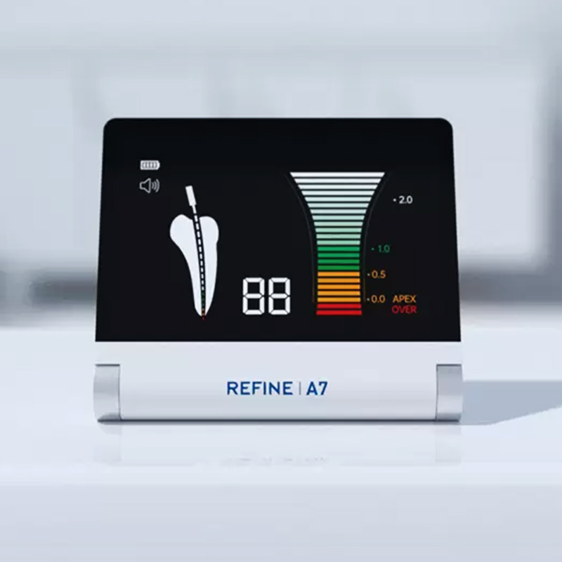 Refine A7 Tinh chỉnh Bộ định vị chóp răng chuyên Có thể gập lại với màn hình 2 trong 1 Loại C Dụng cụ đo chiều dài kênh chân răng