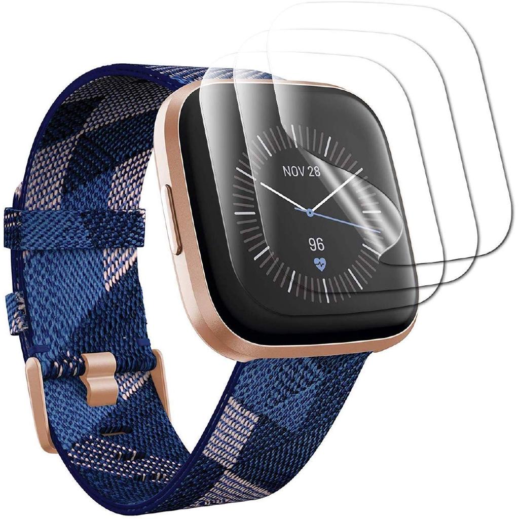 Miếng Dán Bảo Vệ Màn Hình Đồng Hồ Mềm Mại Trong Suốt Hd Cho Fitbit Versa 2 3