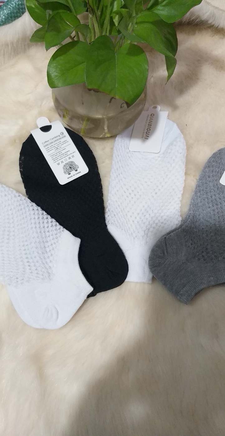 Combo 5 đôi tất lưới nam thông hơi, vớ nam thoáng khí kháng khuẩn