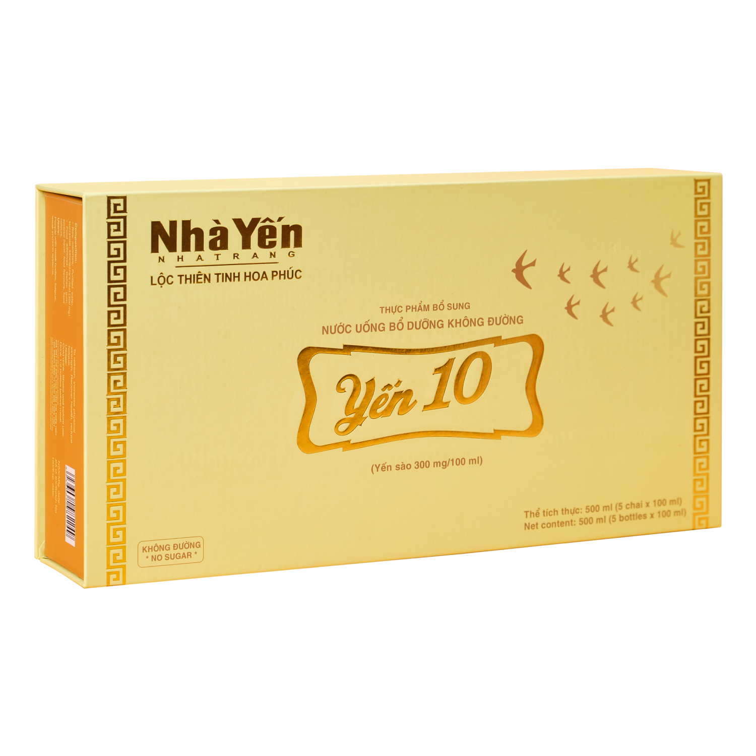 Hình ảnh [COMBO 5 TẶNG 1] Nước Yến Sào Yến 10 - Nhà Yến Nha Trang - Hộp 5 Chai - Không Đường - Nước Yến Thủy Phân - Yến Không Đường - Tổ Yến Chưng Sẵn - Hàng Chính Hãng