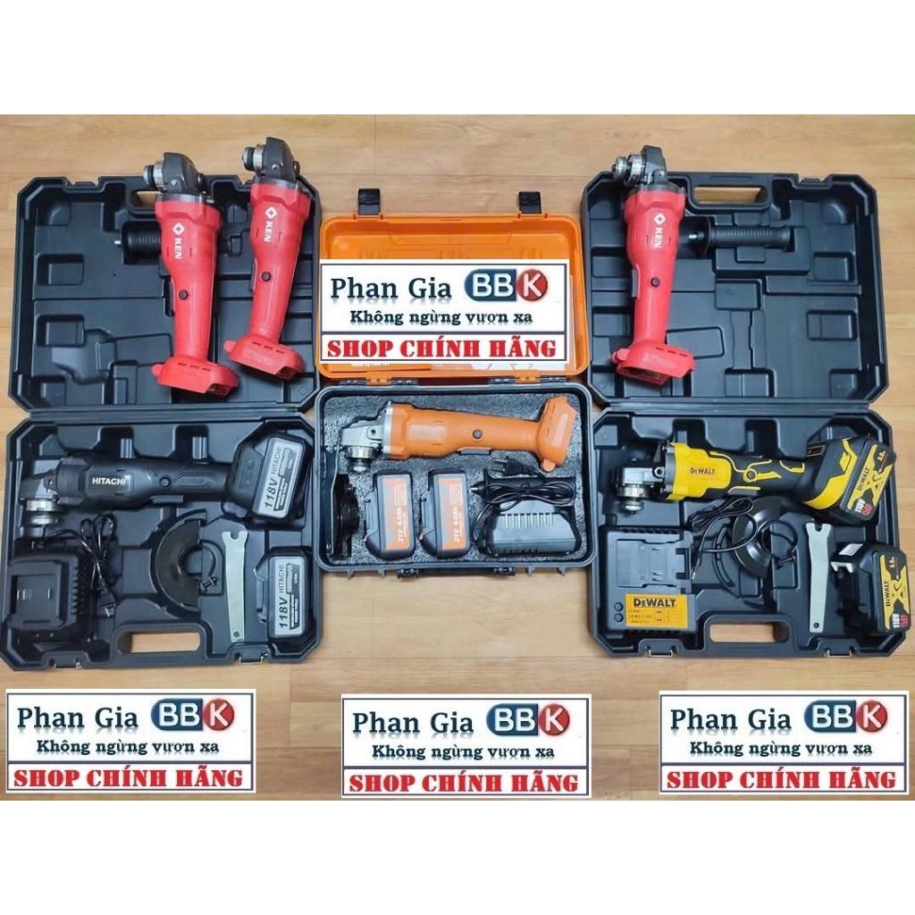 Thân máy mài KEN 199V chân pin phổ thông, 100% dây đồng - Thân máy mài dùng pin hàng đẹp loại 1