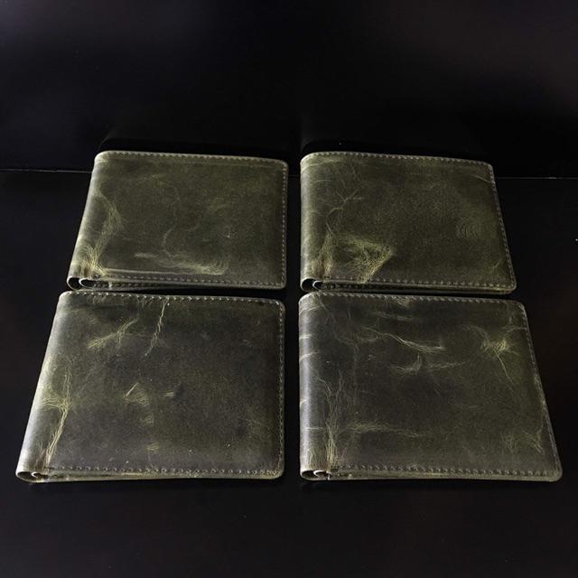 Ví Nam Da Bò Pullup 3 Màu Xanh Navy, Xanh Rêu, Nâu VB16