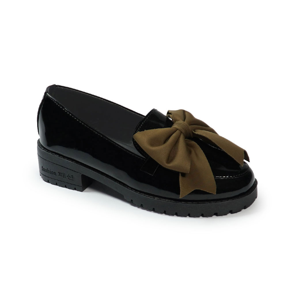 Oxford đế cao nơ lụa mã BB2F0055