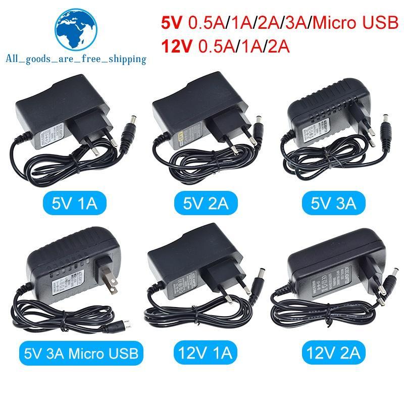 Bộ Sạc Chuyển Đổi 100-240v Ac Sang Dc 5v 12v 1a 2a 3a 0.5a Eu 5.5mm X 2.5mm Cho Arduino