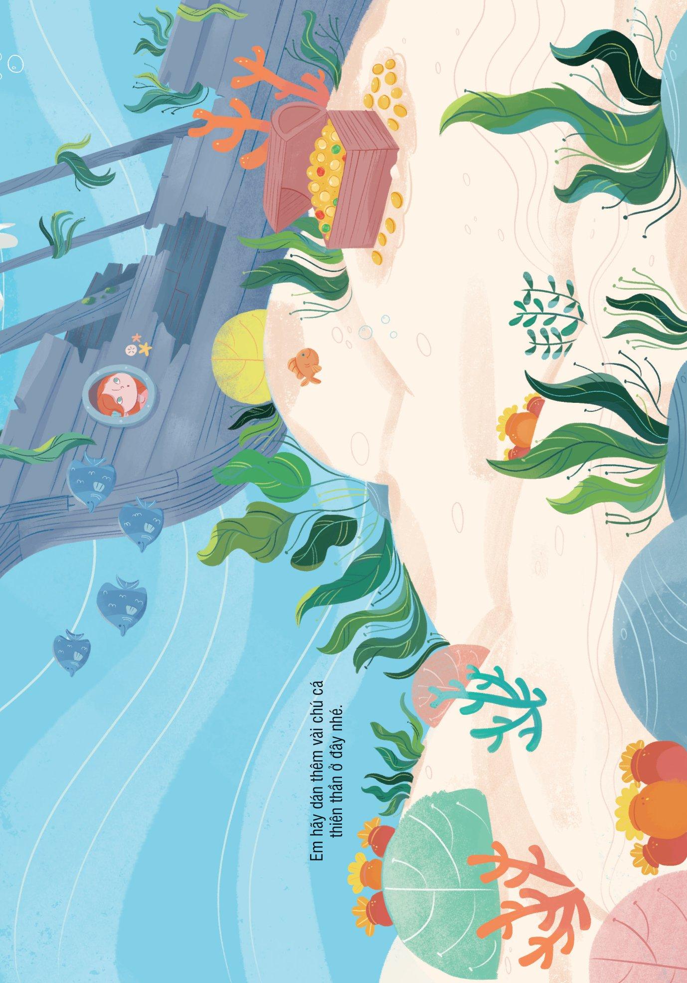 Bóc Dán Thông Minh - Nàng Tiên Cá