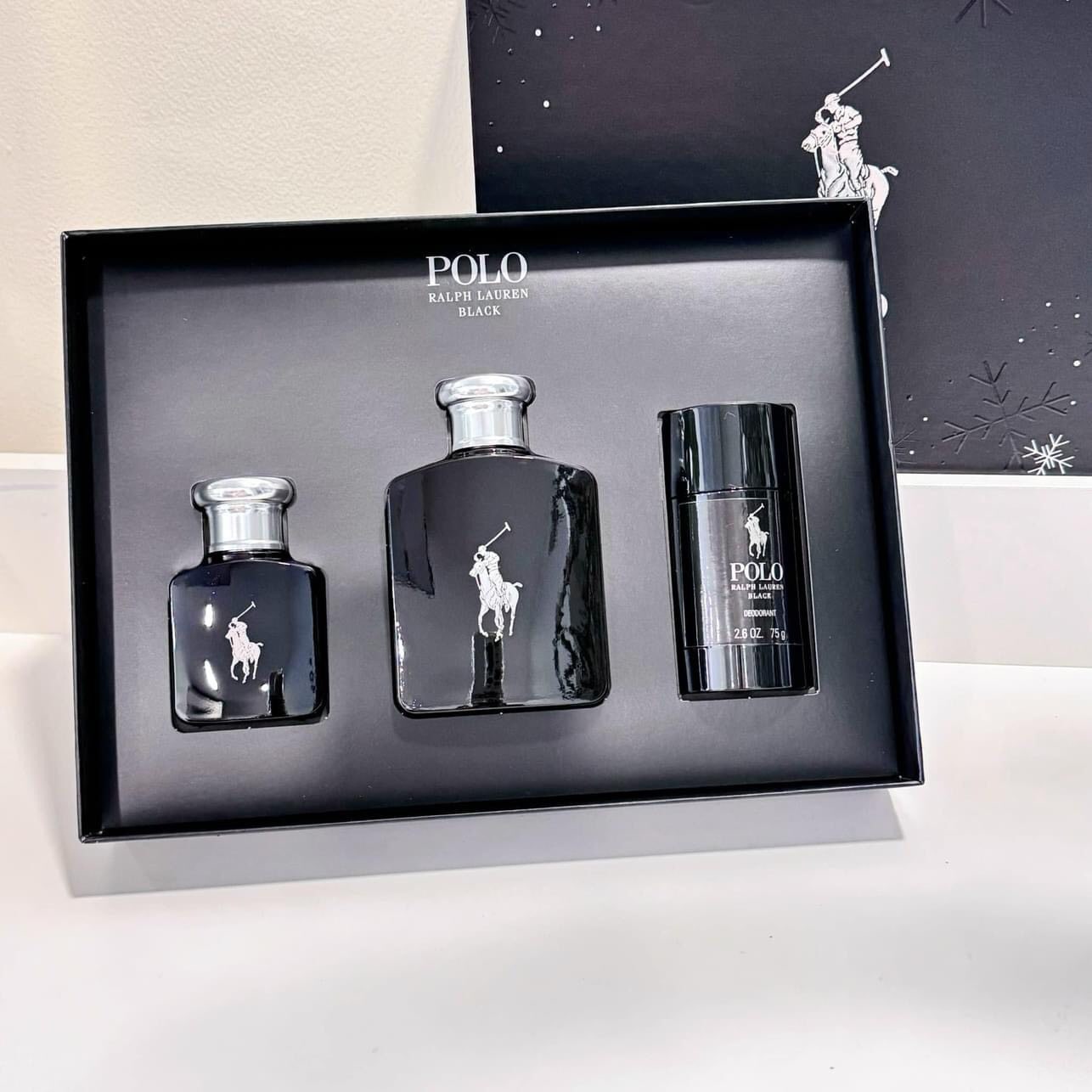 Bộ Nước Hoa Nam Ralph Lauren Polo Black Gift Set