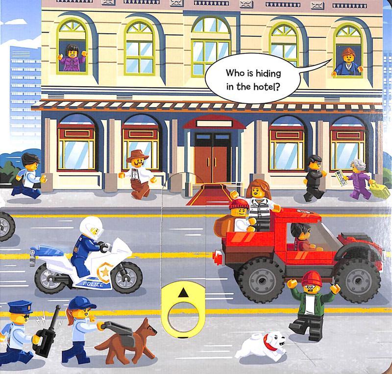 Sách ngoại văn: LEGO City. Police Patrol: A Push, Pull And Slide Book