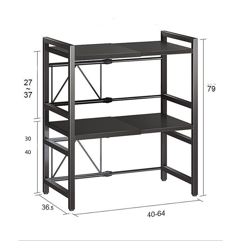 Kệ lò vi sóng 2 tầng thông minh CHỊU LỰC TỚI 100KG- có thể co giãn tới 60 cm KVS01