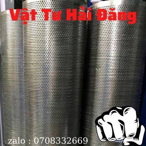 Tôn dầu đục lỗ - dày 4,5zem chuẩn,lỗ 4ly-6ly-8ly